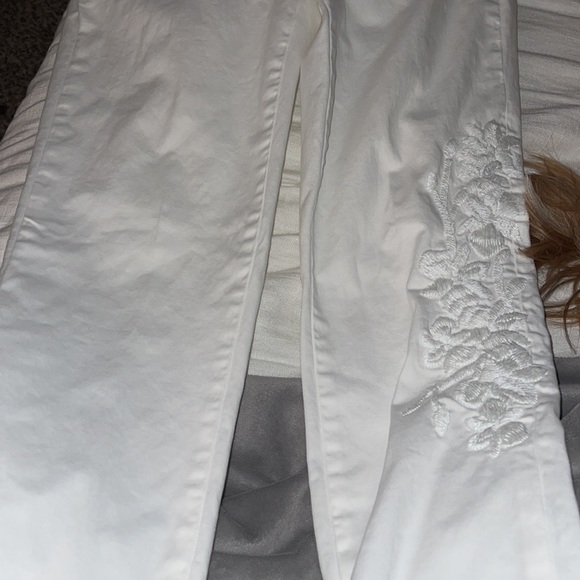 Anthropologie // Relaxed Embroidered Chino Pants🌛 - Picture 13 of 15